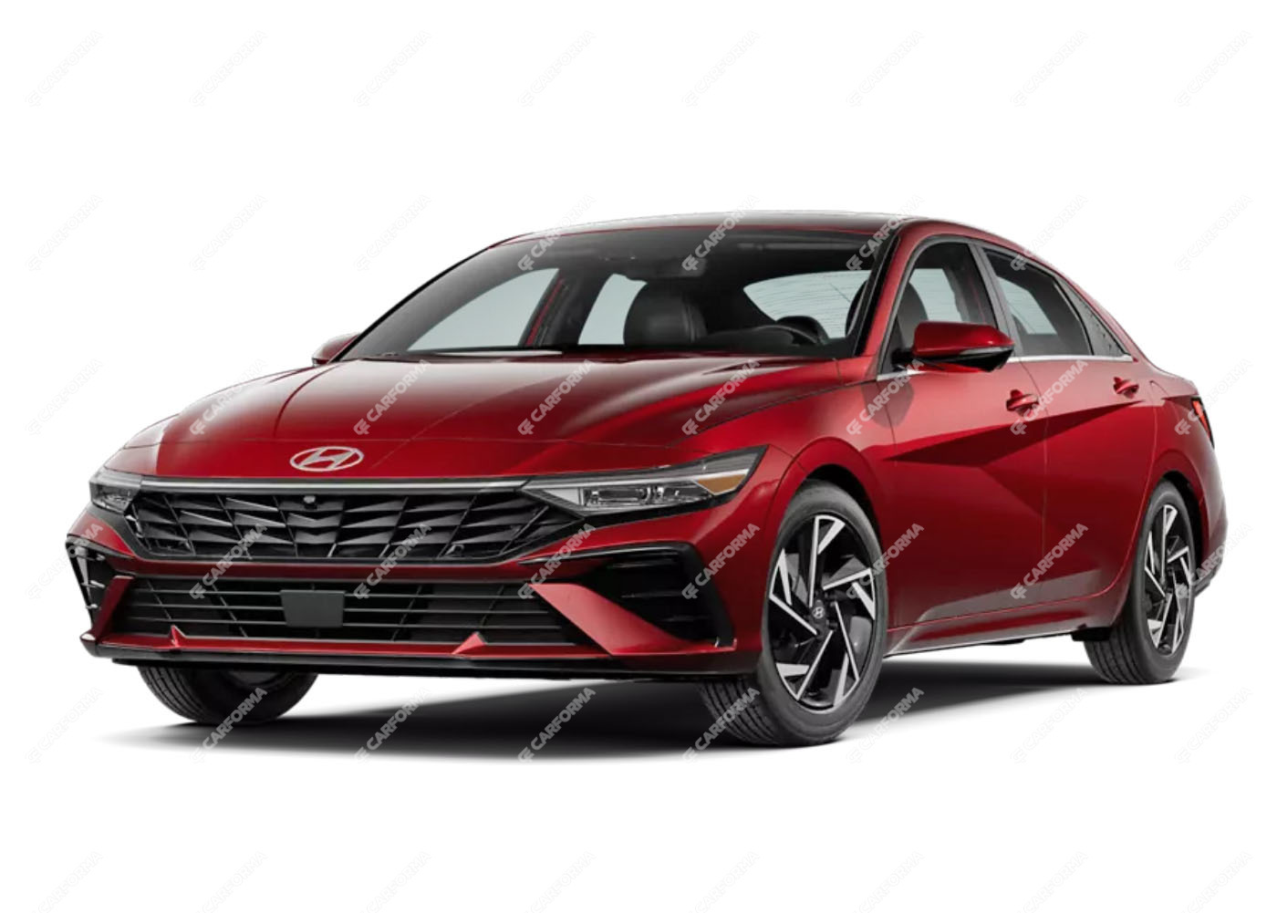 Ворсовые коврики на Hyundai Avante 7 (CN7) 2020 - 2025