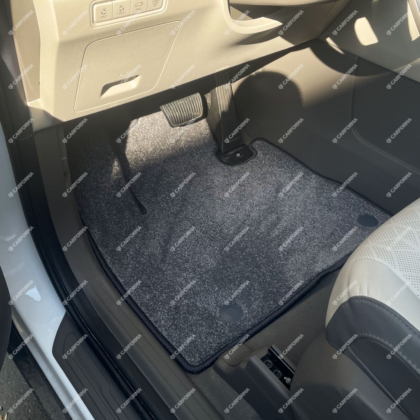 Ворсовые коврики на KIA Carnival IV 7 мест с оттоманками 2020&nbsp;-&nbsp;2025 в Орле