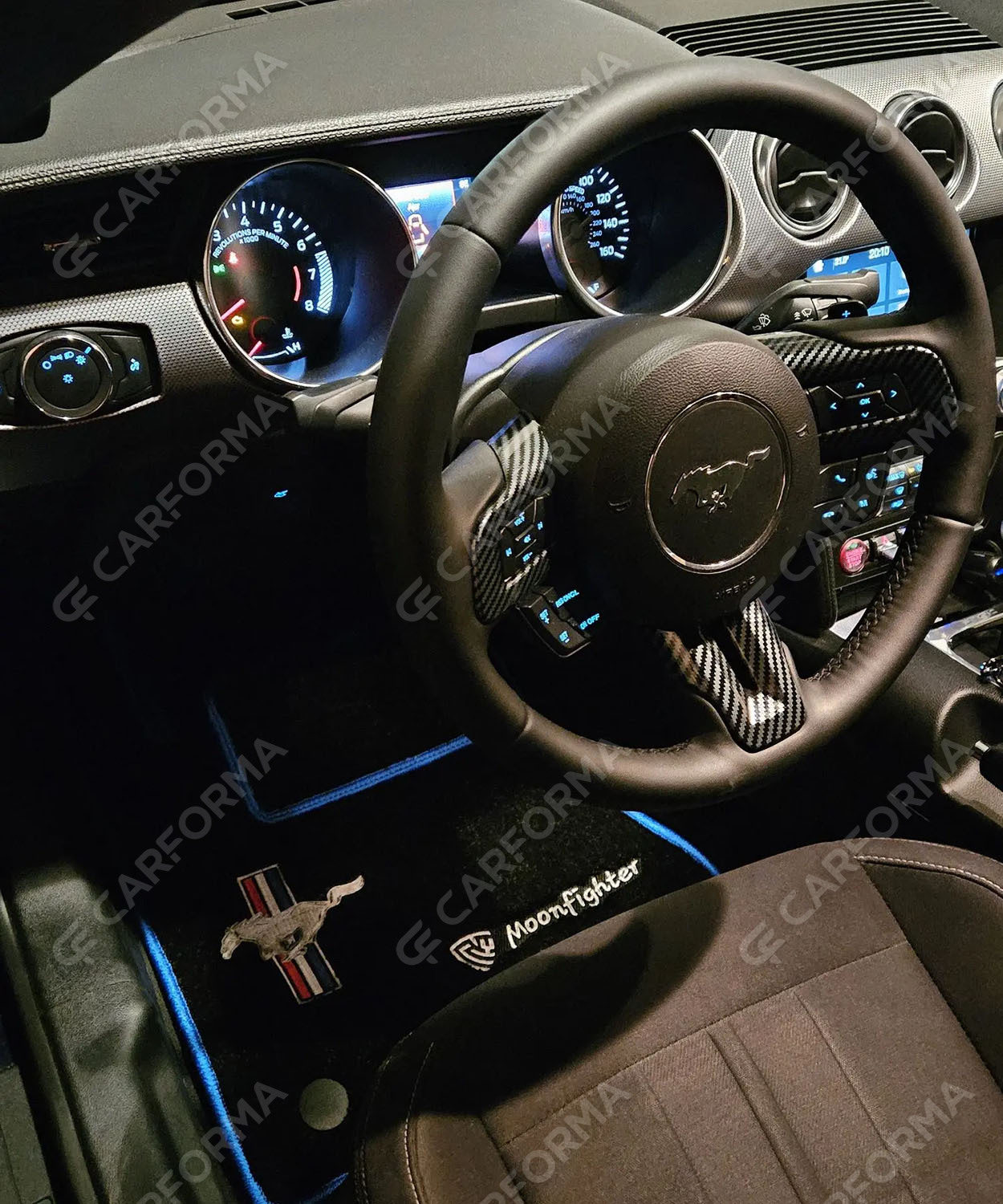 Ворсовые коврики на Ford Mustang VI 2013&nbsp;-&nbsp;2023 в Орле