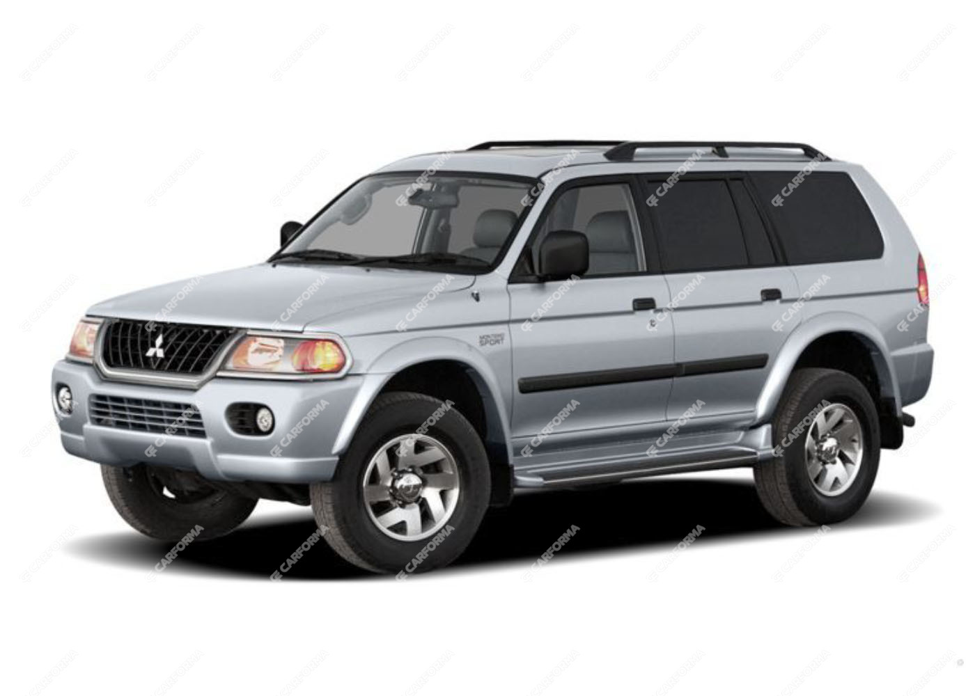 Ворсовые коврики на Mitsubishi Montero Sport I 1996 - 2008
