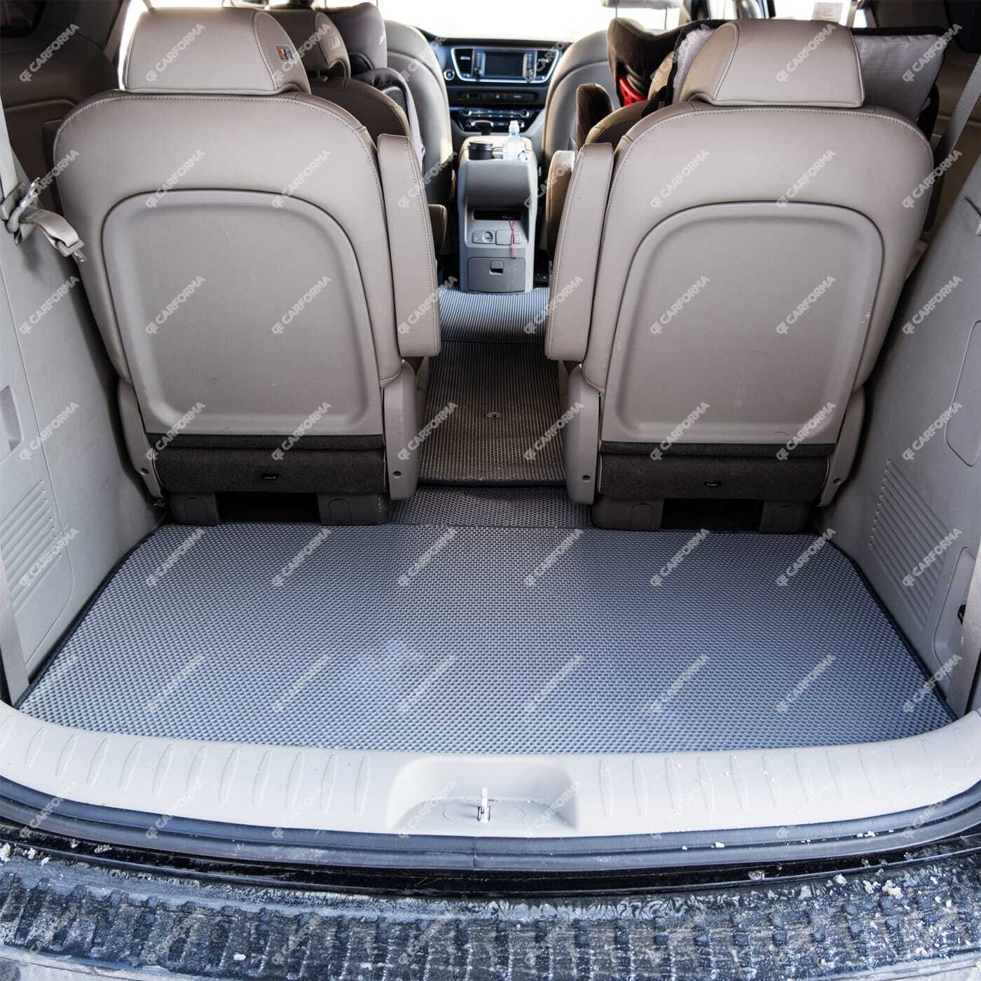 Ворсовые коврики на KIA Carnival III 9 мест и 11 мест 2014&nbsp;-&nbsp;2021 в Орле