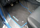 Ворсовые коврики на Toyota Hilux VII 2008 - 2015 в Орле