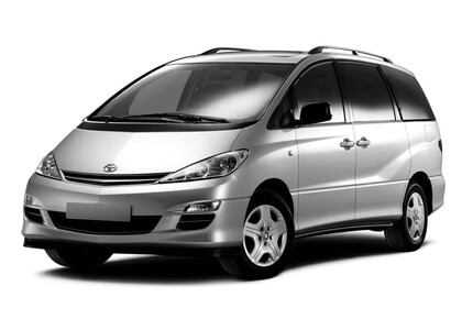 Ворсовые коврики на Toyota Previa (XR30, XR40) 2000 - 2007 в Орле