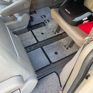 Ворсовые коврики на KIA Carnival III 7 мест 2014 - 2021 в Орле Ворсовые коврики на KIA Carnival III 7 мест 2014 - 2021 в Орле