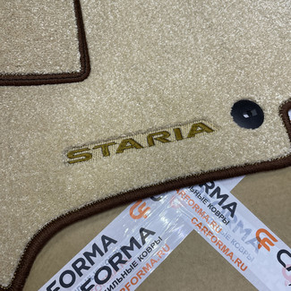 Коврики на Hyundai Staria 9 мест 2021 - 2025 в Орле