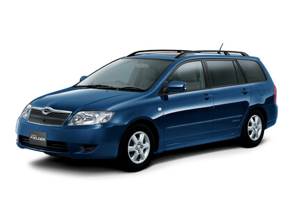 Ворсовые коврики на Toyota Corolla Fielder (E12) 2001 - 2006 в Орле