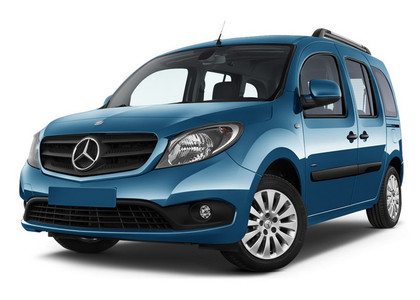 Ворсовые коврики на Mercedes Citan (W415) 2012 - 2020 в Орле