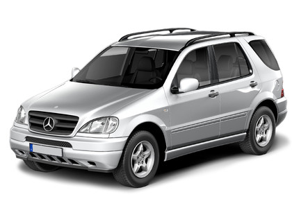 Ворсовые коврики на Mercedes ML (W163) 1997 - 2005 в Орле